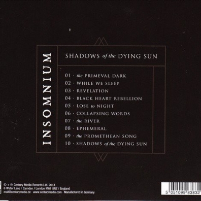Shadows Of The Dying Sun Insomnium (Инсомниум): Shadows Of The Dying Sun
