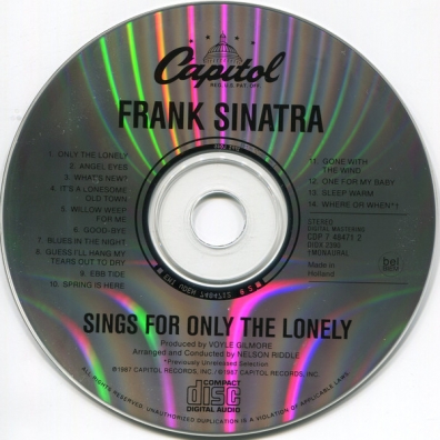 Frank Sinatra (Фрэнк Синатра): Frank Sinatra Sings For Only The Lonely