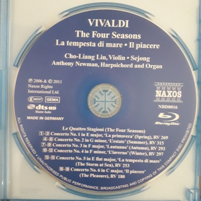 Antonio Vivaldi (Антонио Вивальди): Concertos Op.8, 1-6