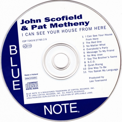 John Scofield (Джон Скофилд): I Can See Your House From Here