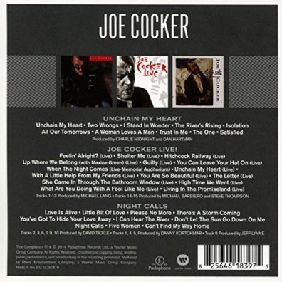 Joe Cocker (Джо Кокер): Triple Album Collection: Unchain My Heart / Joe Cocker Live! / Night Calls
