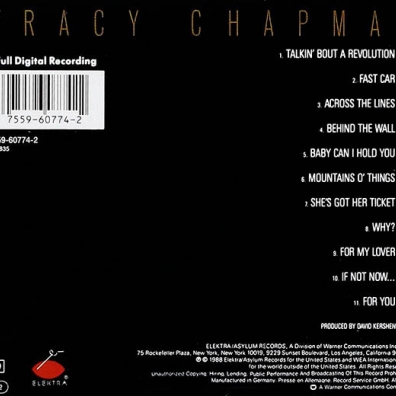 Tracy Chapman (Трэйси Чэпмен): Tracy Chapman