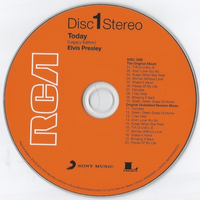 Today (Legacy Edition) 40Th Anniversary Deluxe Elvis Presley (Элвис Пресли): Today (Legacy Edition) 40Th Anniversary Deluxe