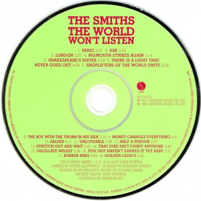 The World Won'T Listen The Smiths (Зе Смитс): The World Won'T Listen