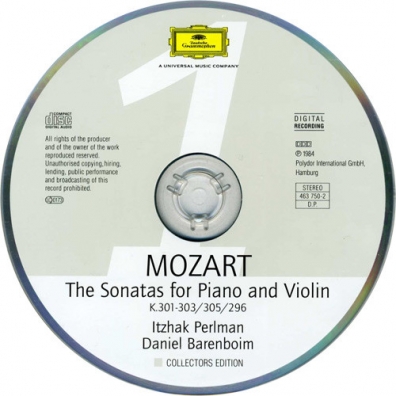 Itzhak Perlman (Ицхак Перлман): Mozart: The Violin Sonatas
