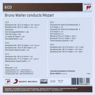 Bruno Walter (Бруно Вальтер): Bruno Walter Conducts Mozart