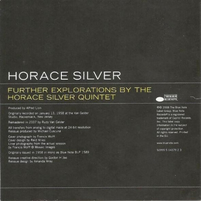Horace Silver (Хорас Сильвер): Further Explorations