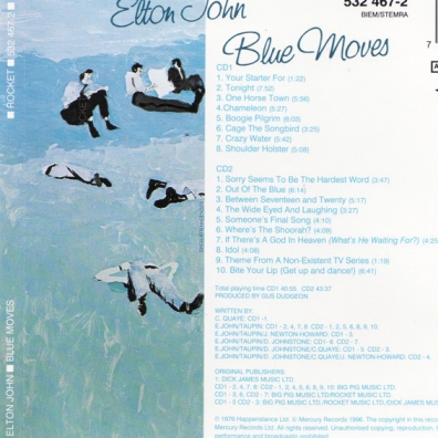 Blue Moves Elton John (Элтон Джон): Blue Moves