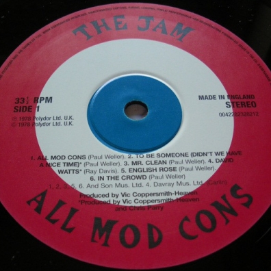 The Jam (Зе Джем): All Mod Cons