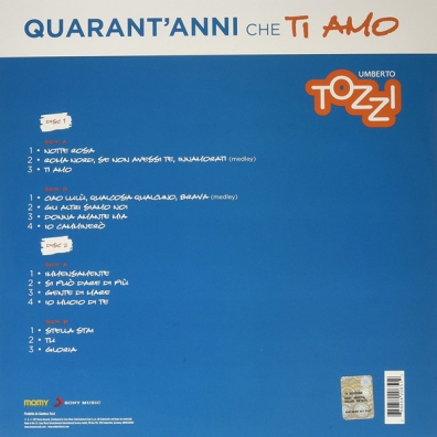 Quarant’anni che ti amo Umberto Tozzi (Умберто Тоцци): Quarant’anni che ti amo