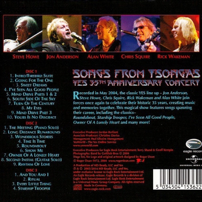 Songs From Tsongas Yes: Songs From Tsongas