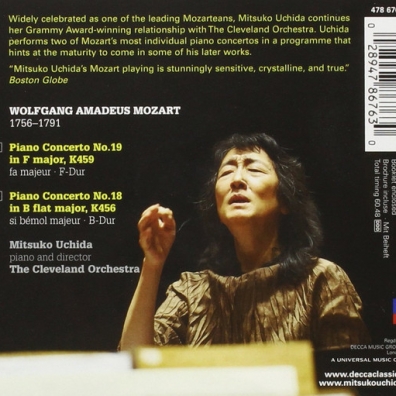 Mitsuko Uchida (Мицуко Утида): Mozart Piano Concertos 18 & 19