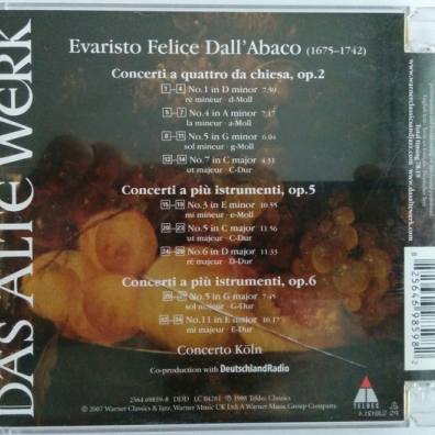 Concerti Concerto Koln (Концерто Кёльн): Concerti