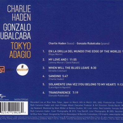 Charlie Haden (Чарли Хейден): Tokio Adagio
