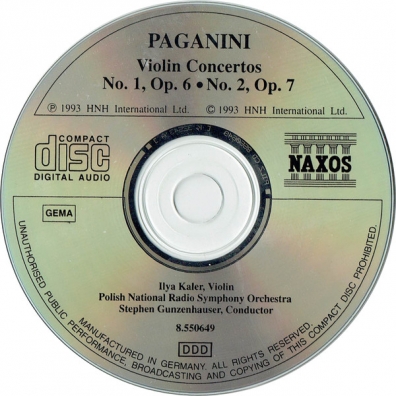 Nicolo Paganini (Никколо Паганини): Violin Concertos 1&2