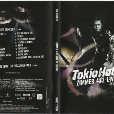 Zimmer 483 - Live In Europe Tokio Hotel (Токио Хотел): Zimmer 483 - Live In Europe