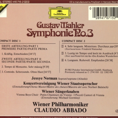 Claudio Abbado (Клаудио Аббадо): Mahler: Symphony No.3