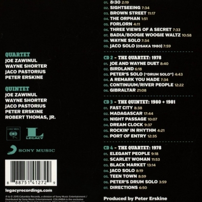 The Legendary Live Tapes 1978-1981 Weather Report (Веазер Репорт): The Legendary Live Tapes 1978-1981