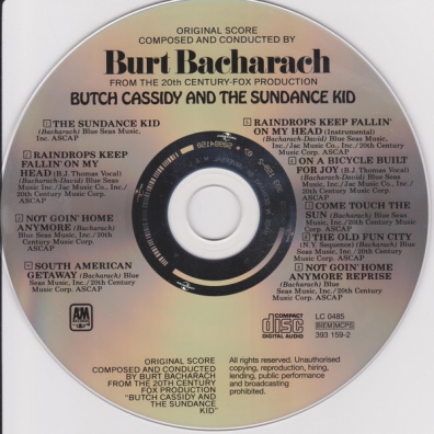Burt Bacharach (Берт Бакарак): Butch Cassidy And The Sundance Kid