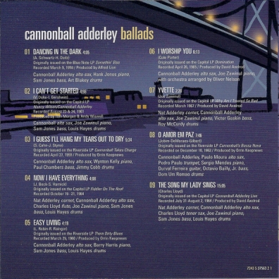 Cannonball Adderley (Кэннонболл Эддерли): Ballads