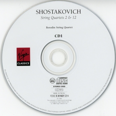 Streichquartett Nr.2,3,7,8,12 Квартет им. Бородина: Streichquartett Nr.2,3,7,8,12