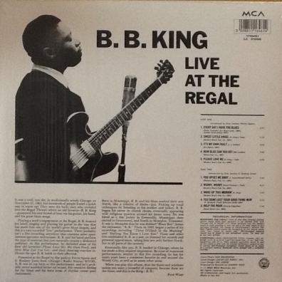 B.B. King (Би Би Кинг): Live At The Regal