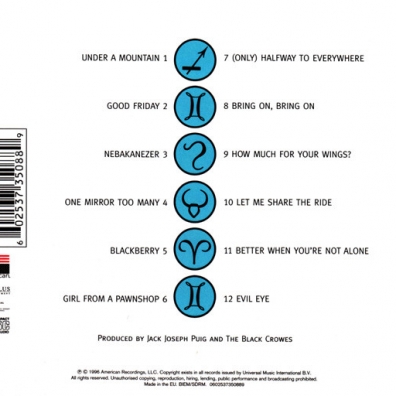 Three Snakes And One Charm The Black Crowes (Зе Блэк Кровес): Three Snakes And One Charm