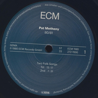 Pat Metheny (Пэт Метени): 80/81