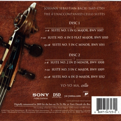 Unaccompanied Cello Suites Yo-Yo Ma (Йо-Йо Ма): Unaccompanied Cello Suites