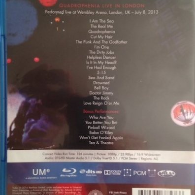 Quadrophenia - Live In London Who: Quadrophenia - Live In London