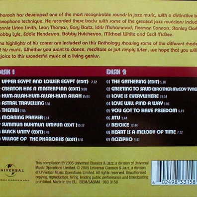 Anthology - You've Got To Have Freedom Pharoah Sanders (Фэроу Сандерс): Anthology - You've Got To Have Freedom