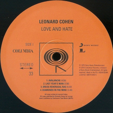 Leonard Cohen (Леонард Коэн): Songs Of Love And Hate