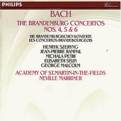 Sir Neville Marriner (Невилл Марринер): Bach, J.S.: Brandenburg Concertos Nos.4,5 & 6