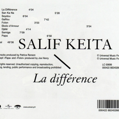 Salif Keita (Салиф Кейта): La Difference
