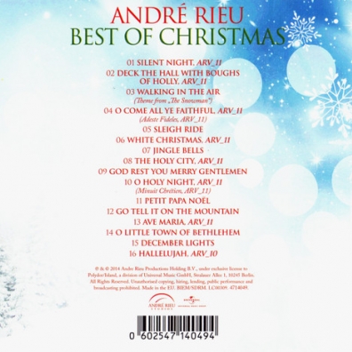 Best Of Christmas (Johann Strauss Orchestra) Andre Rieu ( Андре Рьё): Best Of Christmas (Johann Strauss Orchestra)
