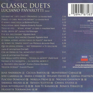 Classic Duets Luciano Pavarotti (Лучано Паваротти): Classic Duets
