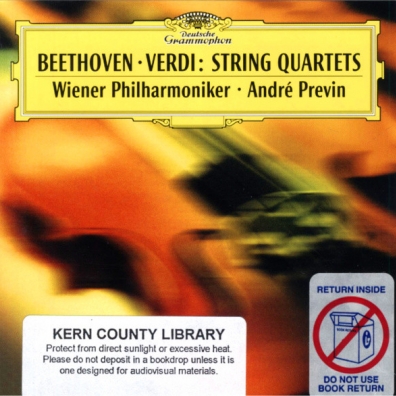 Beethoven/Verdi: String Quartets Wiener Philharmoniker (Венский филармонический оркестр): Beethoven/Verdi: String Quartets