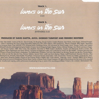 Lovers On The Sun David Guetta (Дэвид Гетта): Lovers On The Sun