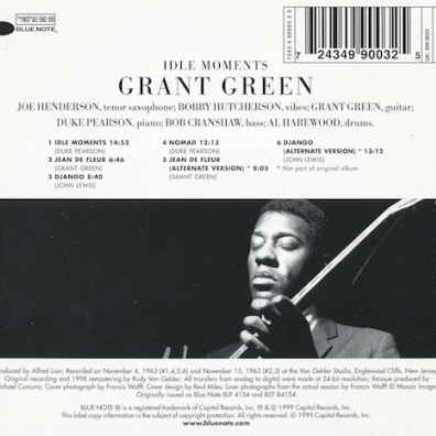 Idle Moments Grant Green (Грант Грин): Idle Moments