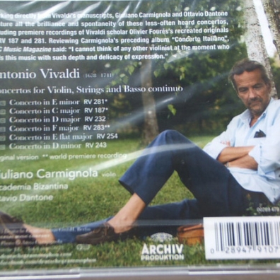 Giuliano Carmignola (Джулиано Карминьола): Vivaldi Con Moto