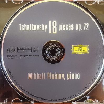 Михаил Плетнёв: Tchaikovsky: 18 pieces for solo piano, Op. 72
