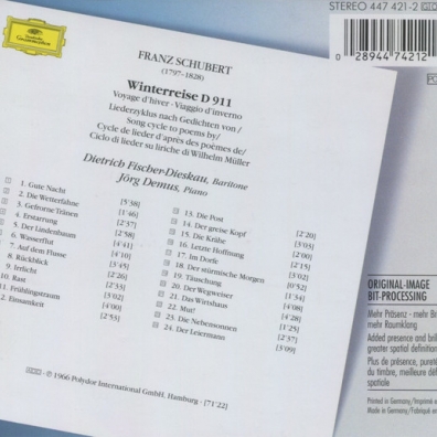 Dietrich Fischer-Dieskau (Дмитрий Фишер-Дискау): Schubert:Winterreise