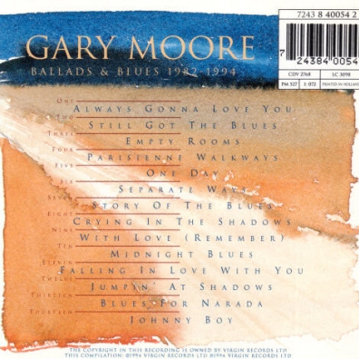 Gary Moore (Гэри Мур): Ballads And Blues 1982 - 1994