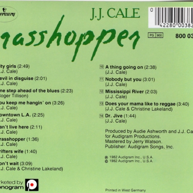J.J. Cale (Джей Джей Кейл): Grasshopper