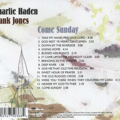 Hank Jones Charlie Haden (Чарли Хейден): Come Sunday