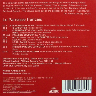 Le Parnasse Francais Musica Antiqua Koln (Музыка Антикуа Кельн): Le Parnasse Francais