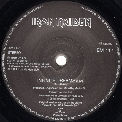 Iron Maiden (Айрон Мейден): Infinte Dreams (Live)