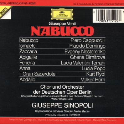 Giuseppe Sinopoli (Джузеппе Синополи): Verdi:Nabucco