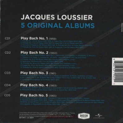 Original Albums Jacques Loussier (Жак Лусье): Original Albums