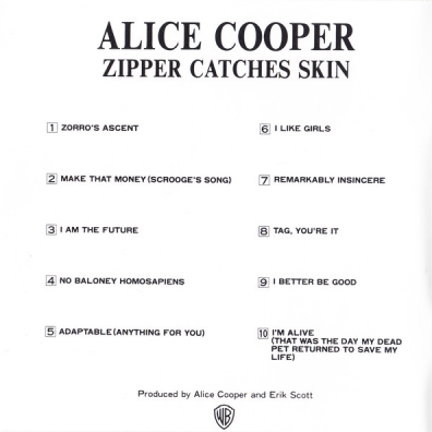 Alice Cooper (Элис Купер): Zipper Catches Skin